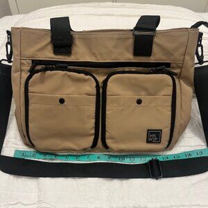 Ihkwip Cargo Catch All Tote - Camel/ Tan